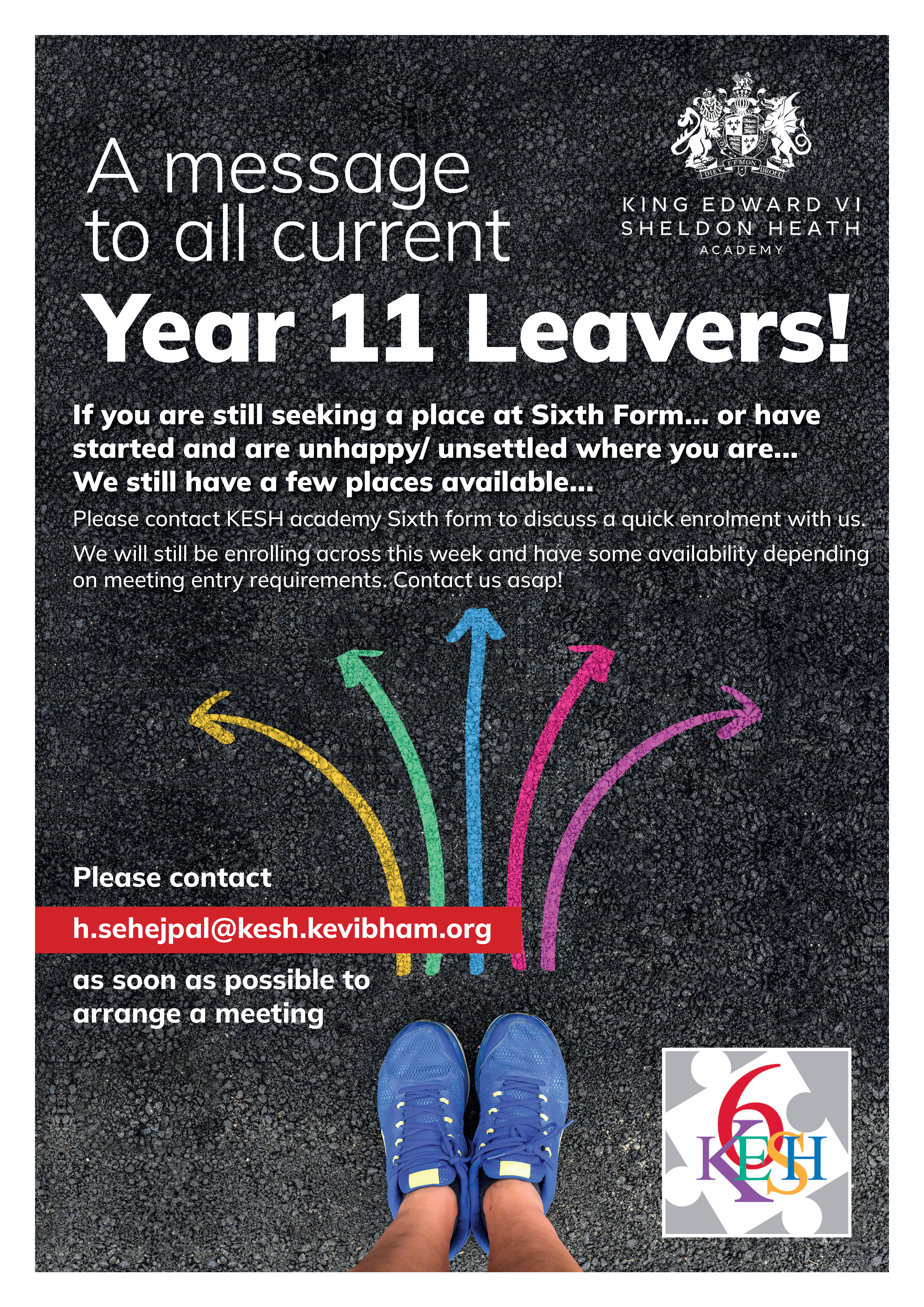KESH Sixth Form Poster