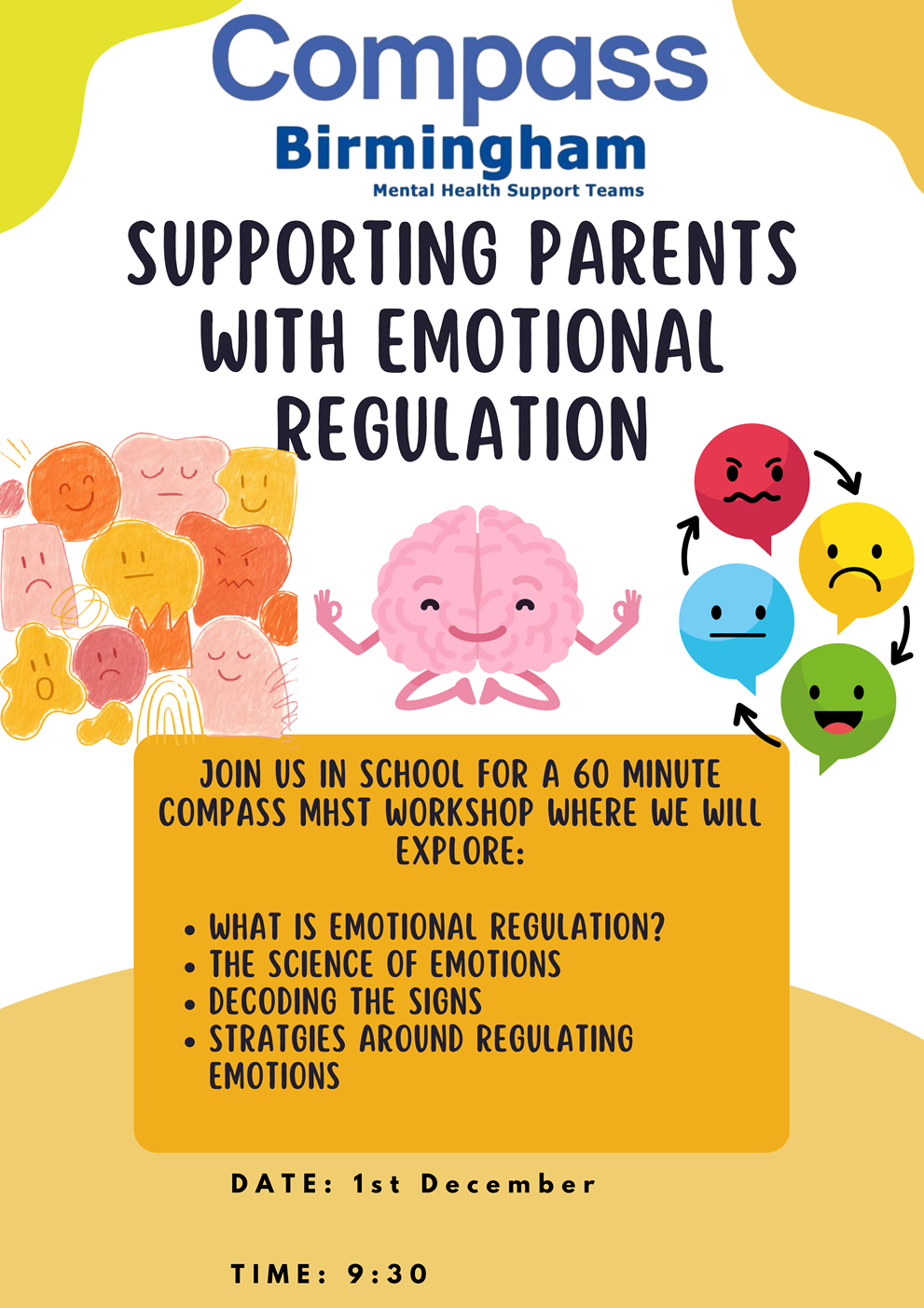 Emotional Regulation Poster - Session 1st December 9:30